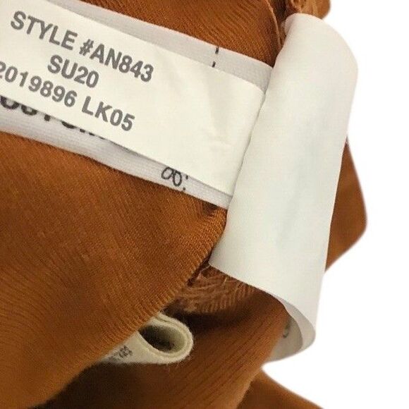 MADEWELL Women's Orange Dunaway Paperbag Pants Small AN843 ($89.50) - Picture 10 of 12